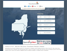 Tablet Screenshot of midatlanticoil.com